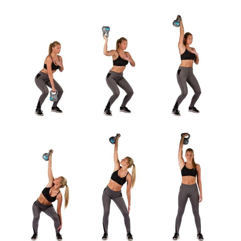 Kettlebell en plastique 4 KG 6/6
