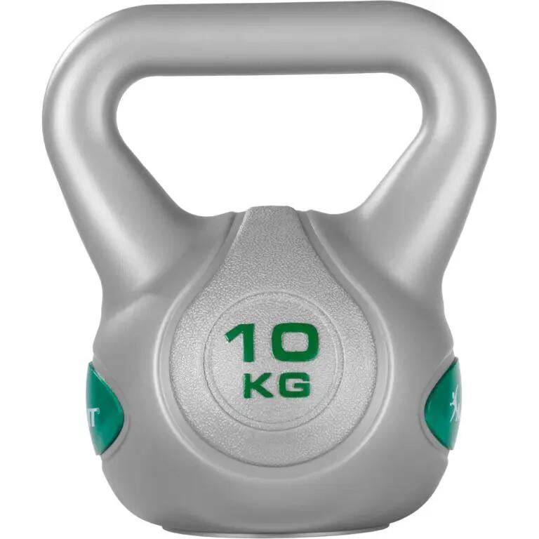 Silový trénink - litinový kettlebell 10 kg - kulatá činka 3/7