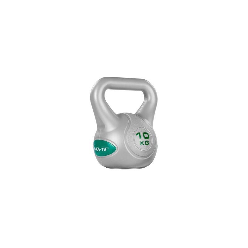 Kettlebell, MOVIT®, STYLISH, 10kg, albastru petrol