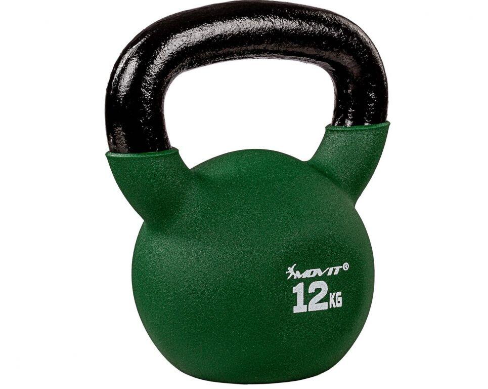 Kettlebell PRO -  2 - 24 kg, Kugelhantel aus Gusseisen mit Neoprenbeschichtung 2/7
