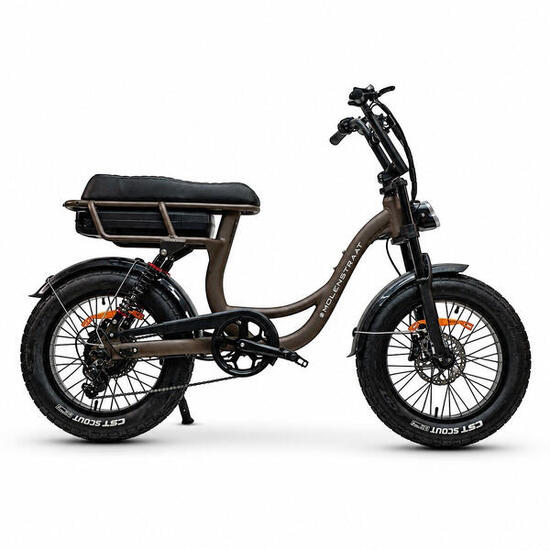 E-Fatbike 25 km/h Gasgriff 500W | 20" Fat Tires | 48V | 70 km Reichweite