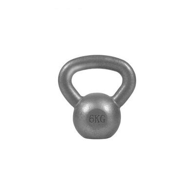 - kettlebell - gietijzer - zwart - 32 kg - extra stabiel