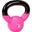 Kettlebell profesional, MOVIT®, 2 kg, fonta, roz