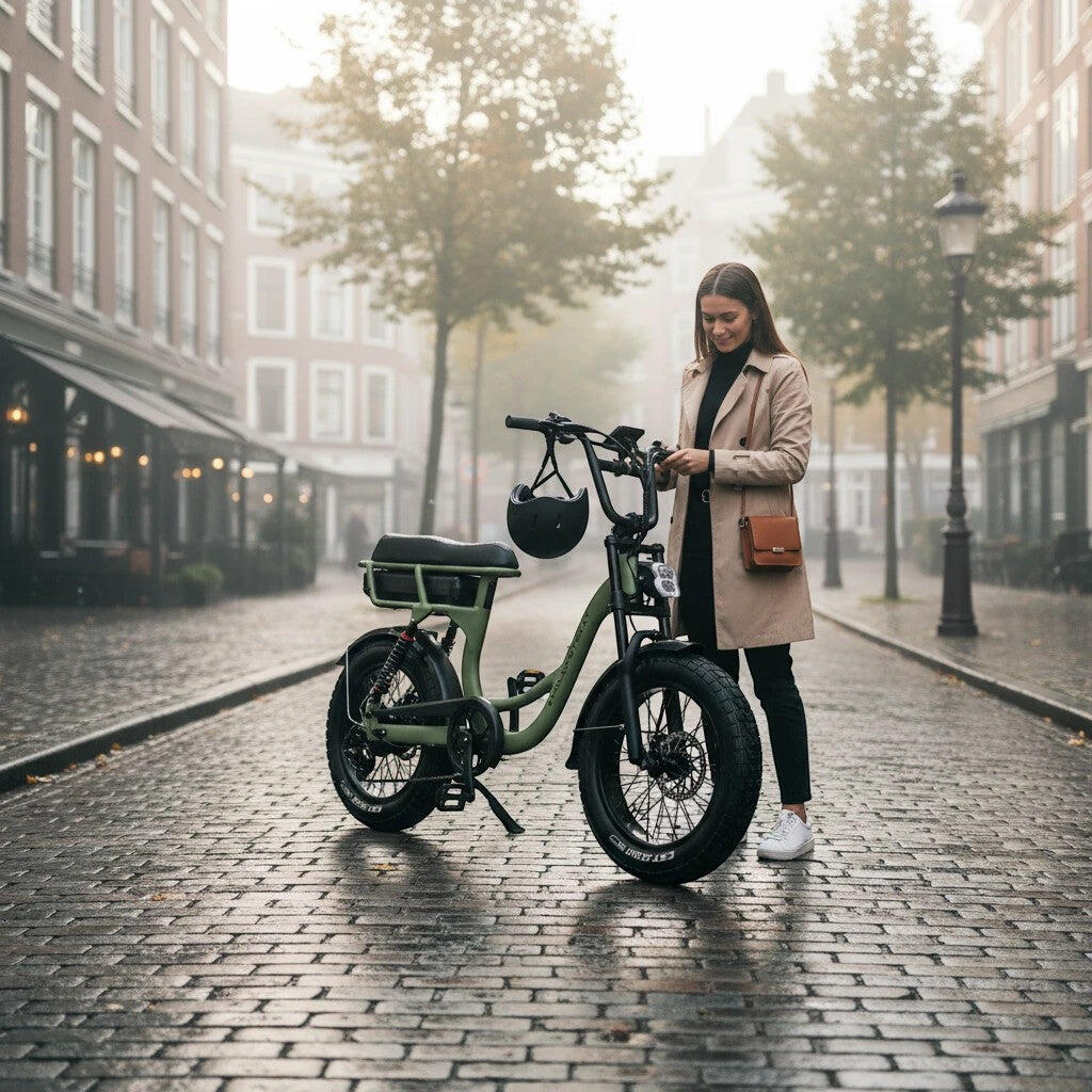 MOOI Elektrisches Fatbike City 500W 20″ 48V 9/9