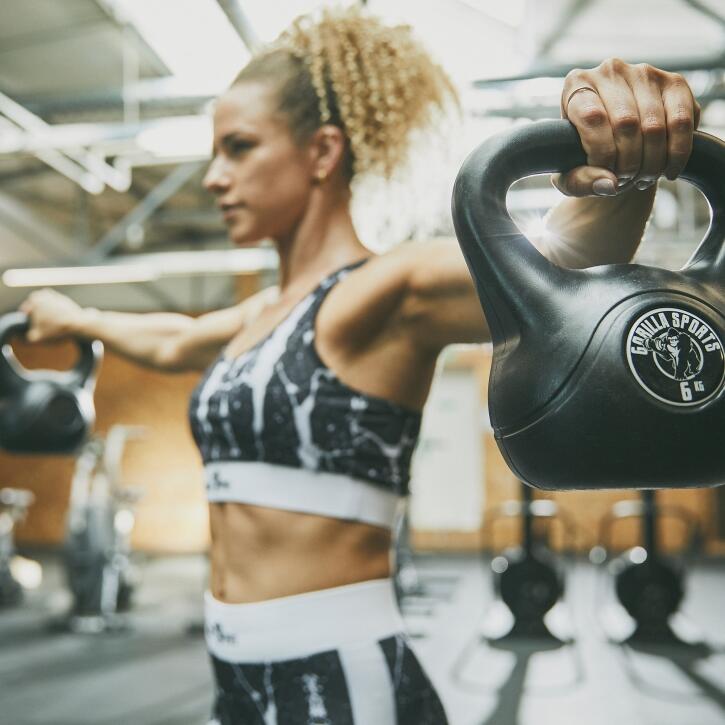 Kettlebell aus Kunststoff 2-20 KG 6/7
