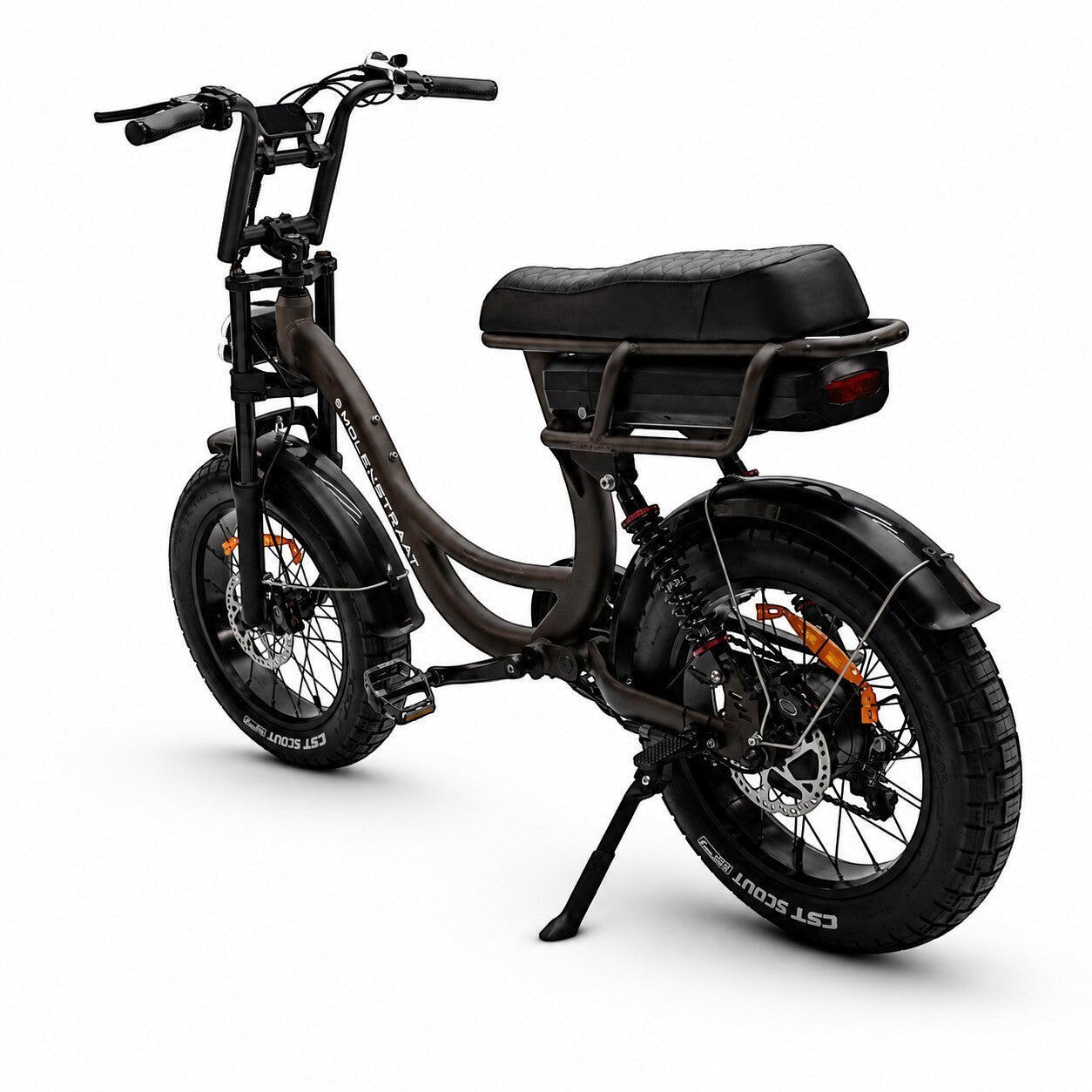 E-Fatbike 25 km/h Gasgriff 500W | 20" Fat Tires | 48V | 70 km Reichweite 3/7