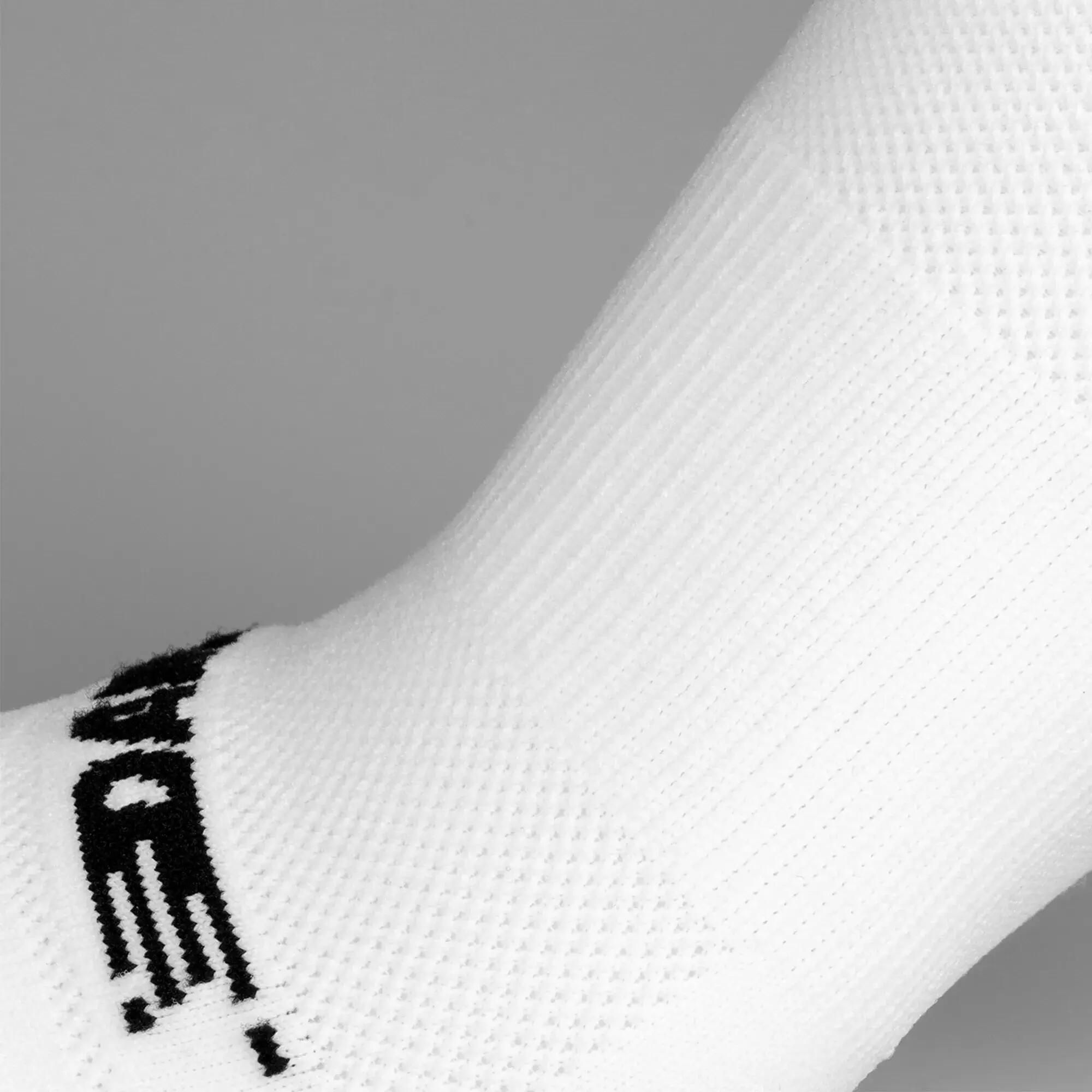 Chaussettes cyclisme aérodynamiques route blanches - AERO 7/7