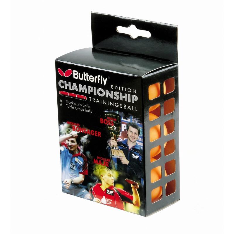 Set de 60 mingi de ping-pong / tenis de masă (48 albe + 12 portocalii)