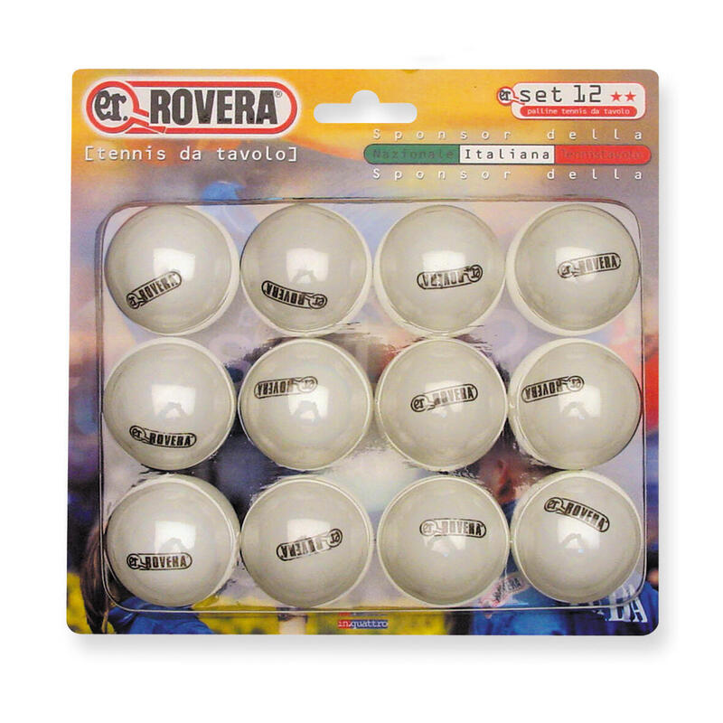 Set de 60 mingi de ping-pong / tenis de masă (48 albe + 12 portocalii)
