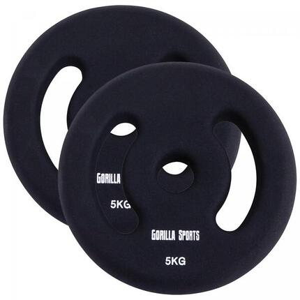 PAIRE DE DISQUES DE POIDS NÉOPRÈNE | FITNESS ET MUSCULATION | AU CHOIX DE 2KG À