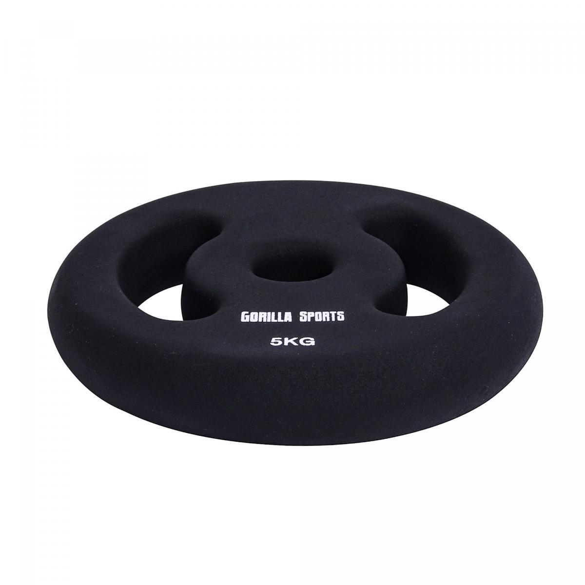PAR DE DISCOS DE PESO EM NEOPRENE | FITNESS E MUSCULAÇÃO | ESCOLHA DE 2KG A 3/7