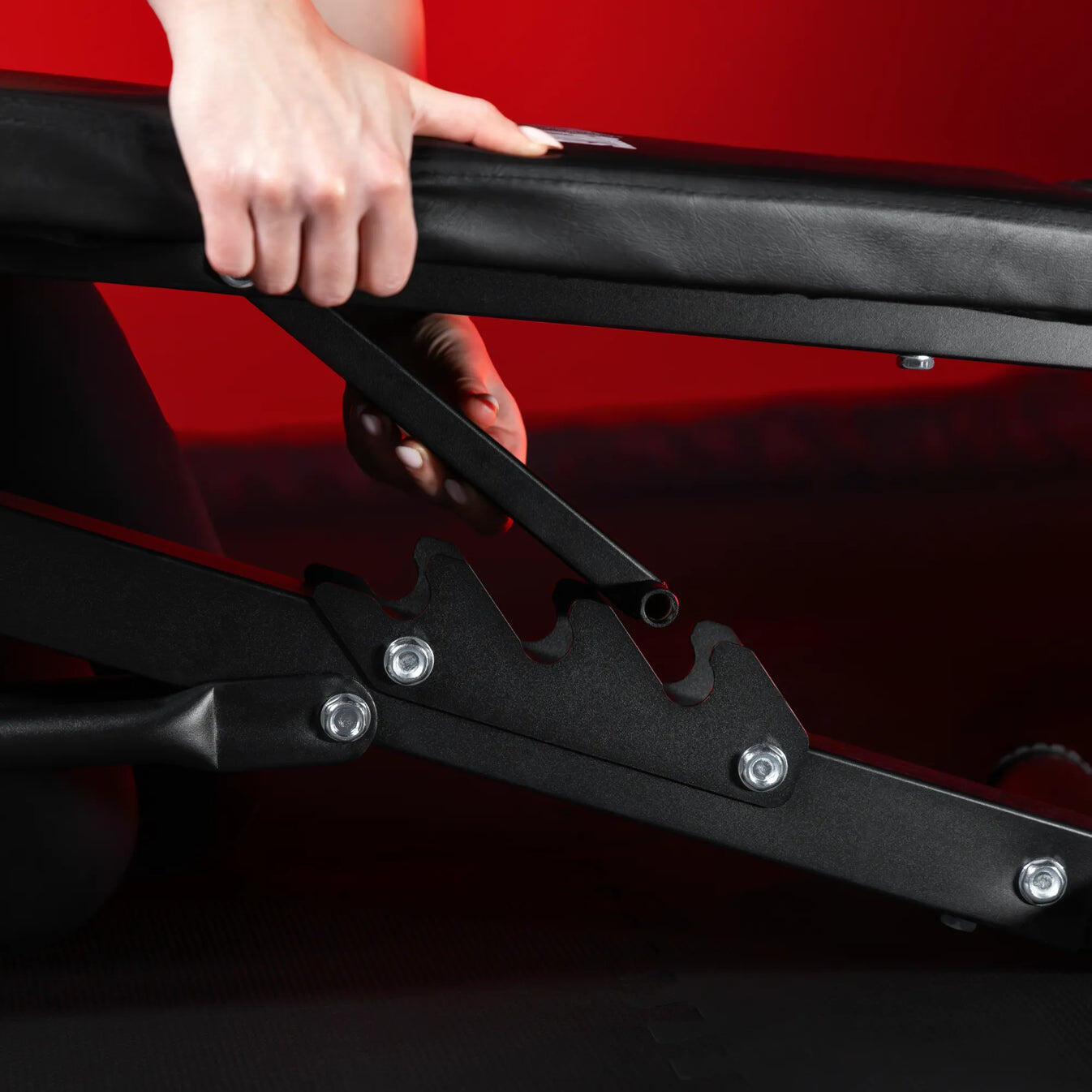 Verstellbare Hantelbank mit Hyperextension für effektives Training 7/7