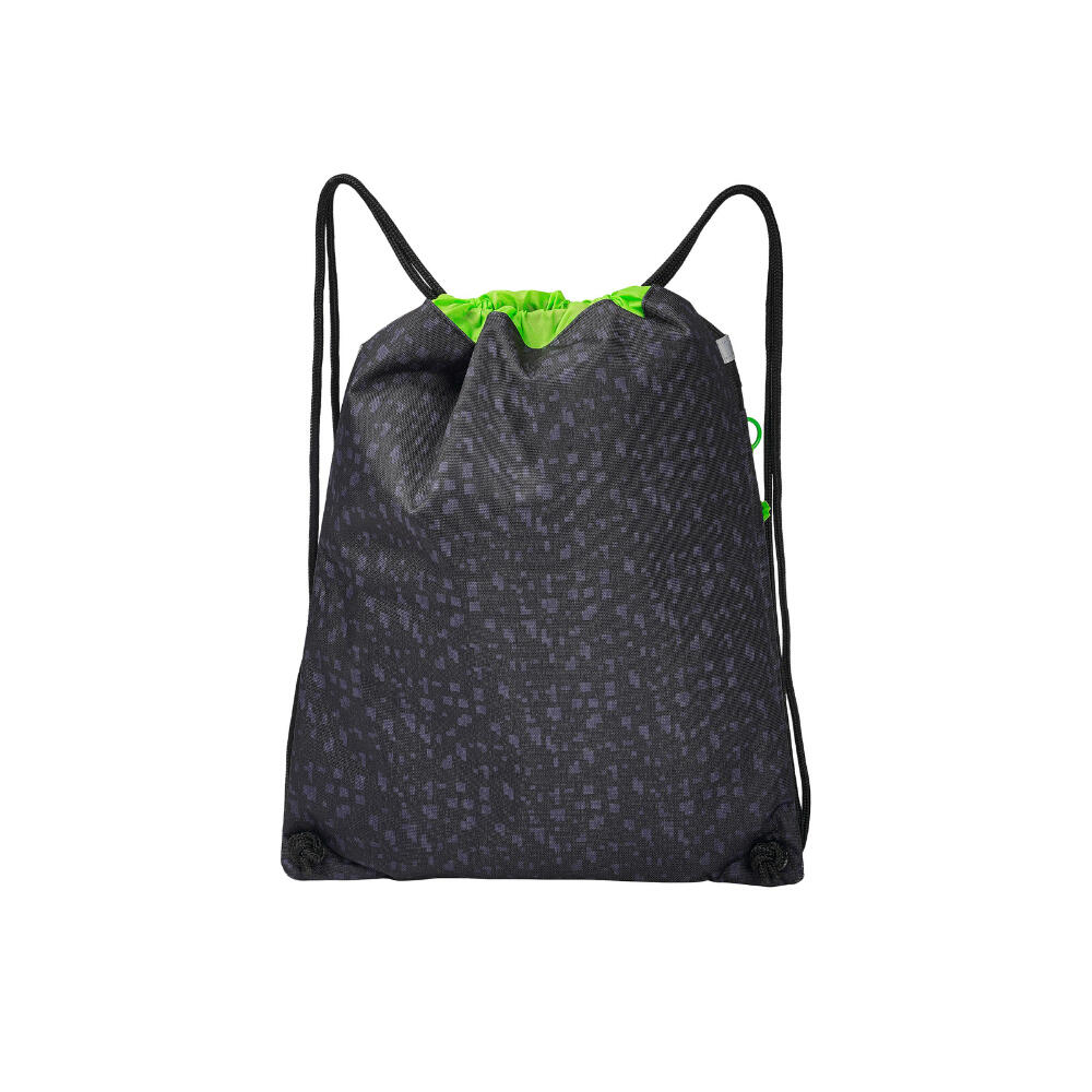 Sac de sport Minecraft pour enfants avec poche avant résistante, noir 3/4