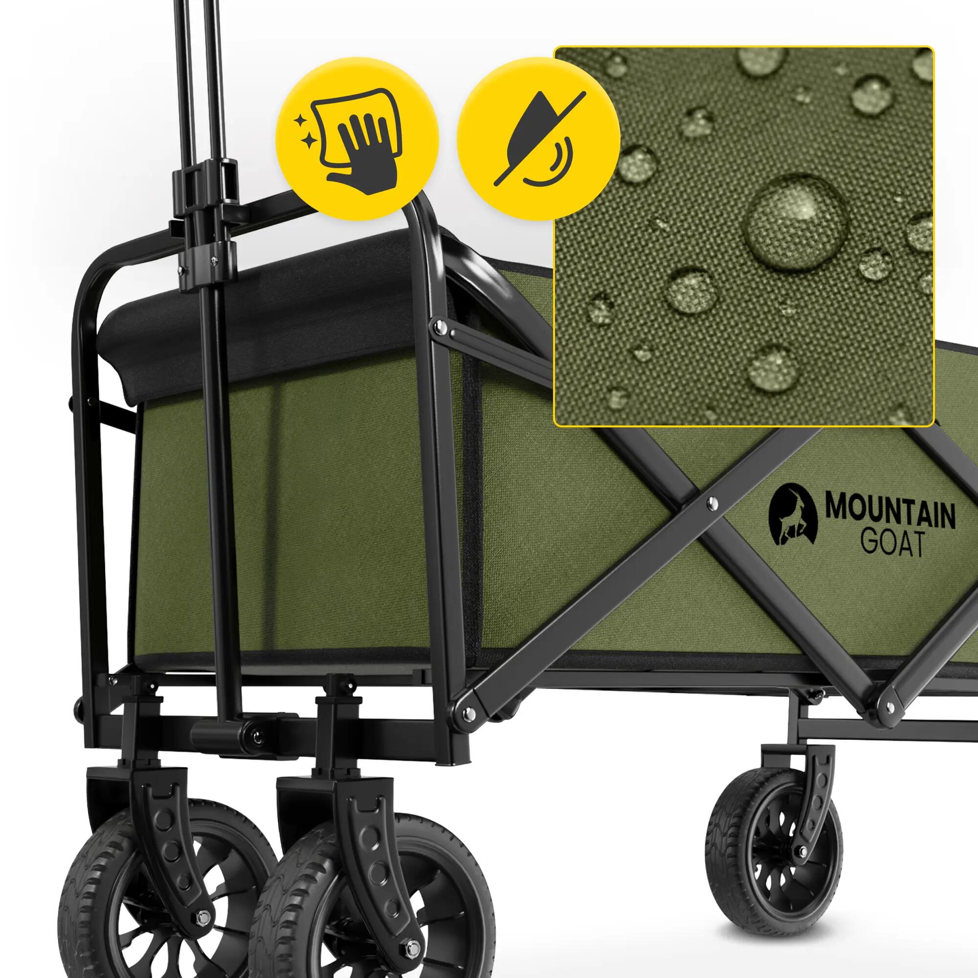 Strand & Outdoor Bollerwagen Faltbar Transportwagen STANDARD Mountain Goat 8/14