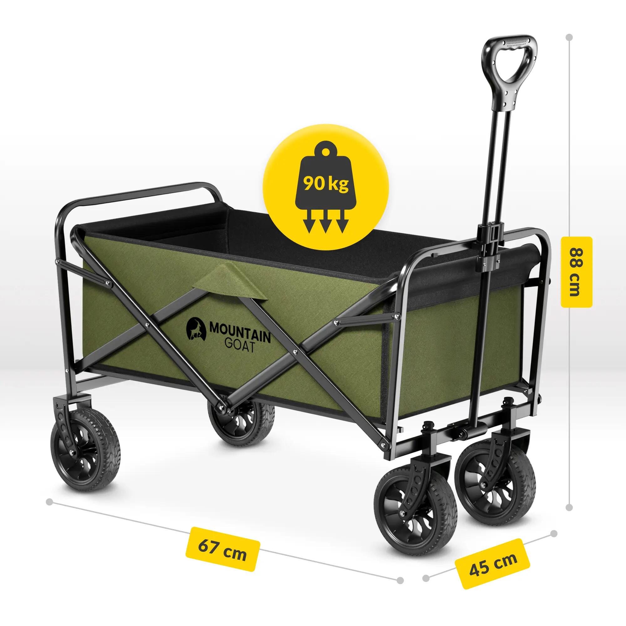 Strand & Outdoor Bollerwagen Faltbar Transportwagen STANDARD Mountain Goat 6/14