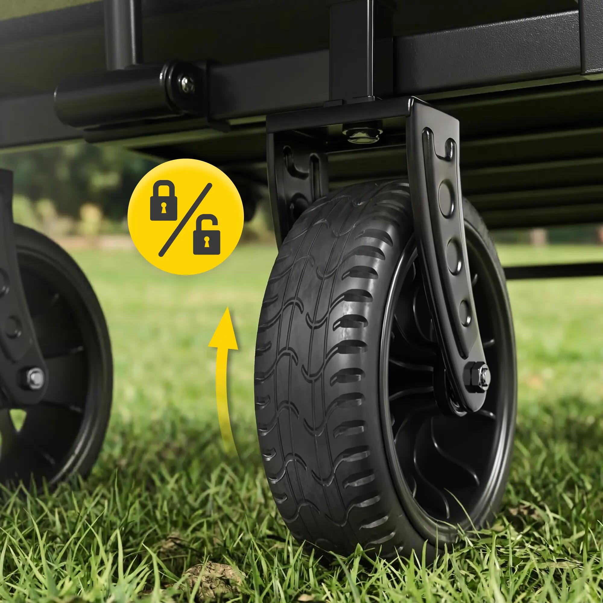 Strand & Outdoor Bollerwagen Faltbar Transportwagen STANDARD Mountain Goat 4/14