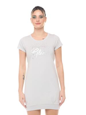 Abito maxi t-shirt Leone Be Glam