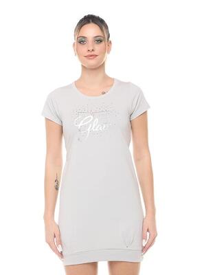 Abito maxi t-shirt Leone Be Glam