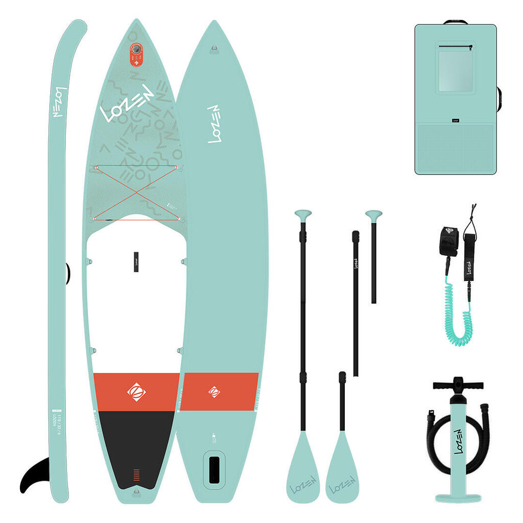 11'8 x 32" x 6" Inflatable Stand-Up Paddle Board - Premium Package