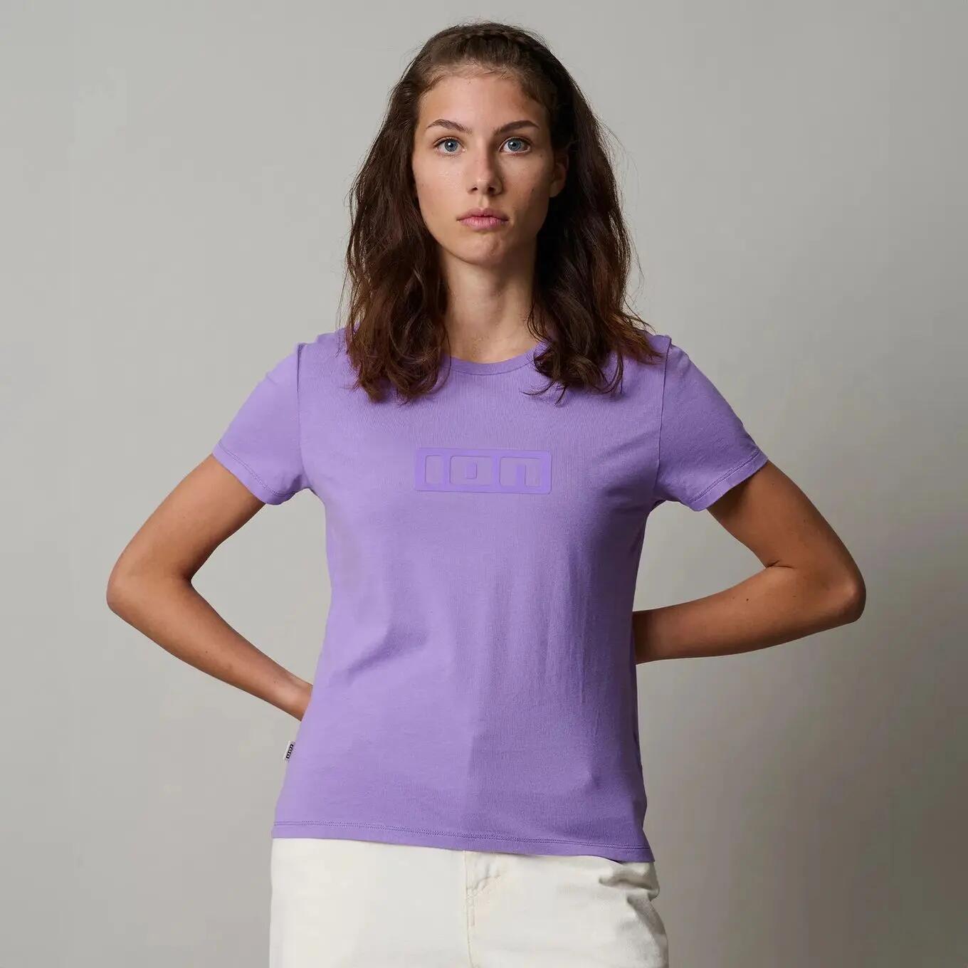 T-Shirt ION Ionic Violet Femme 3/4