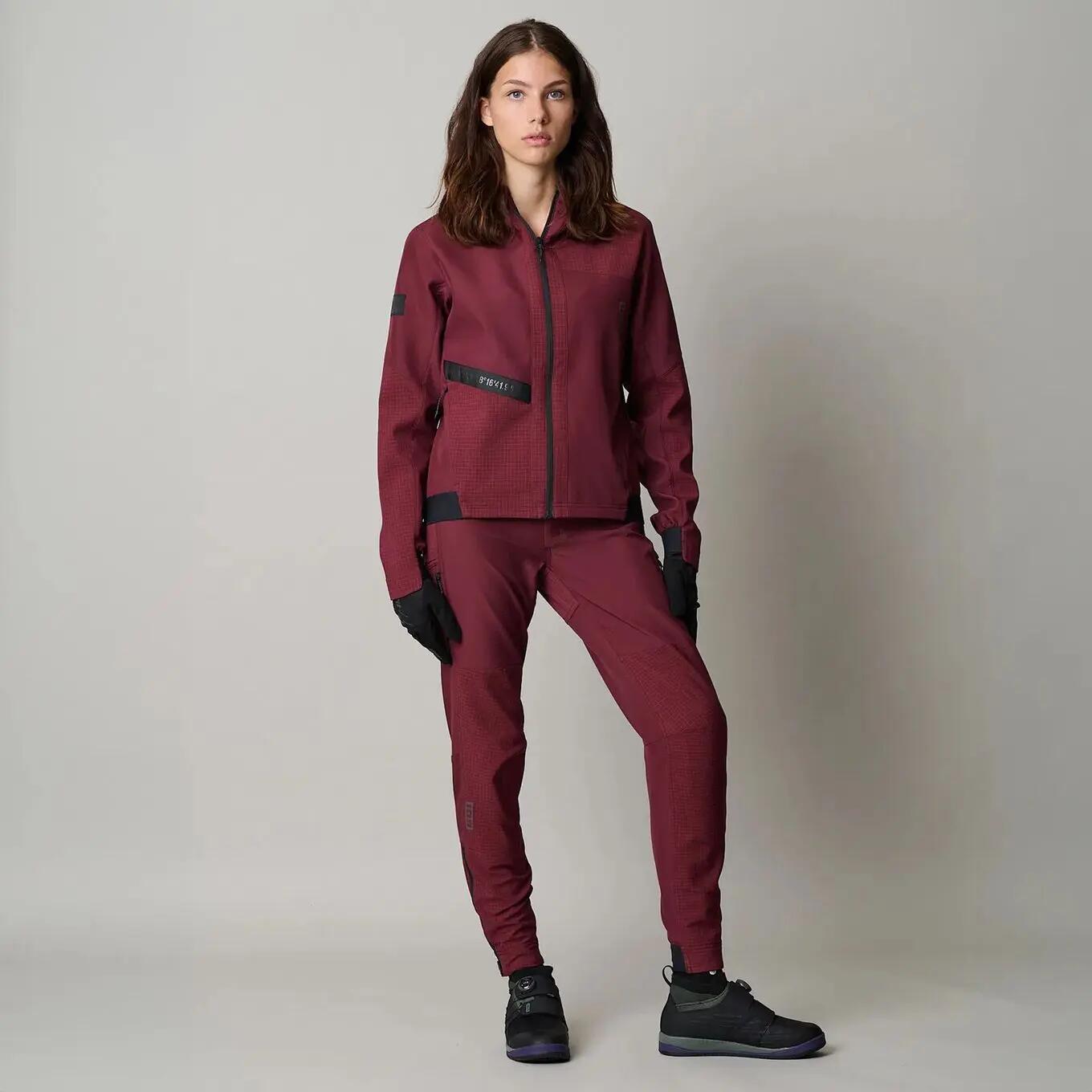 Damesfietsbroek ION Shelter 2L Softshell Violet 3/6