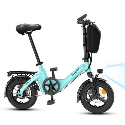 T16pro-hj elektrische stadsfiets voor volwassenen, 36v10ah accu, 14" banden.