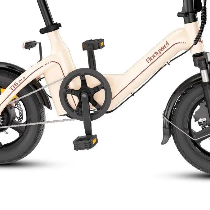 T16PRO bicicleta elétrica adulto (sem bagageiro), bateria 36V10Ah, pneus 14". 3/9