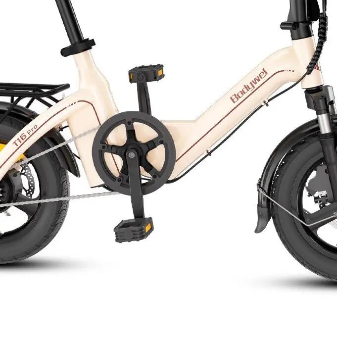 T16PRO-HJ bicicleta eléctrica urbana adulto, batería 36V10Ah, neumáticos 14". 3/11