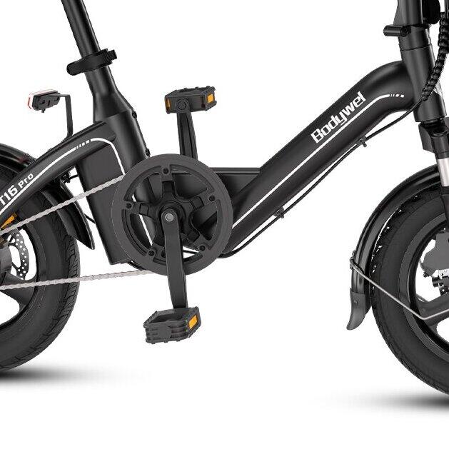 T16PRO vélo électrique adulte (sans porte-bagages), batterie 36V10Ah, pneus 14". 3/9