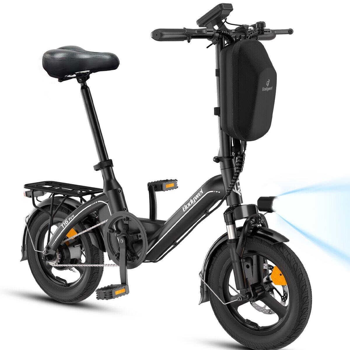 T16PRO-HJ vélo électrique urbain adulte, batterie 36V10Ah, pneus 14". 2/12