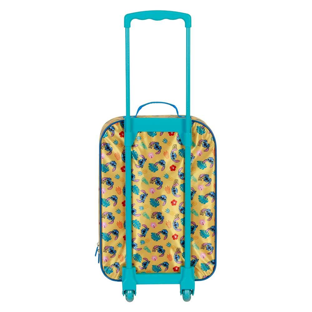 Maleta Trolley 3D Stitch Ocean 3/4
