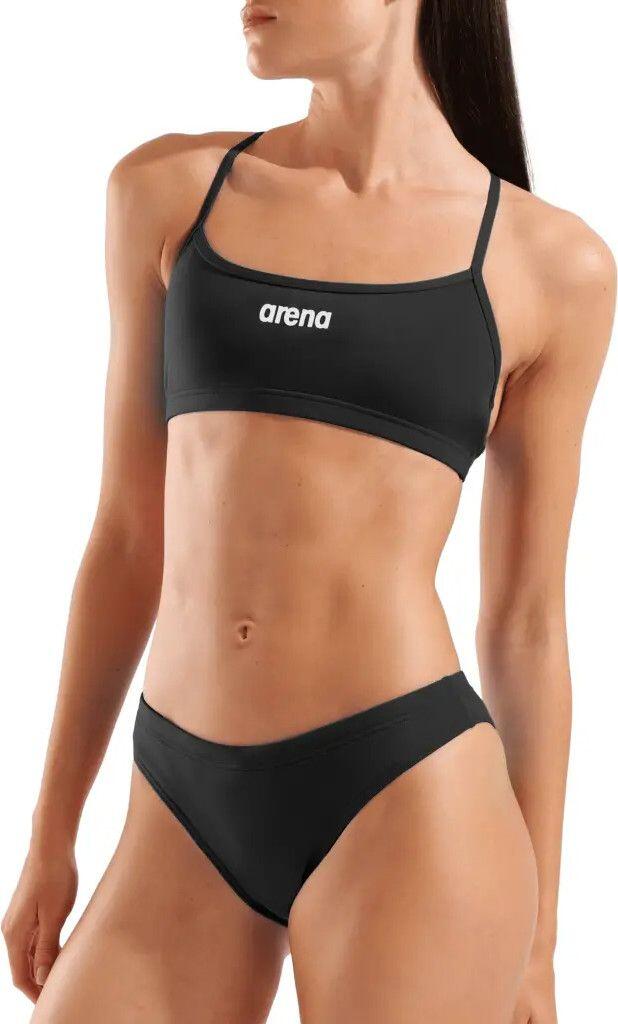 Maillot de Bain Arena Bandeau Solid Noir/Blanc Femme 3/7
