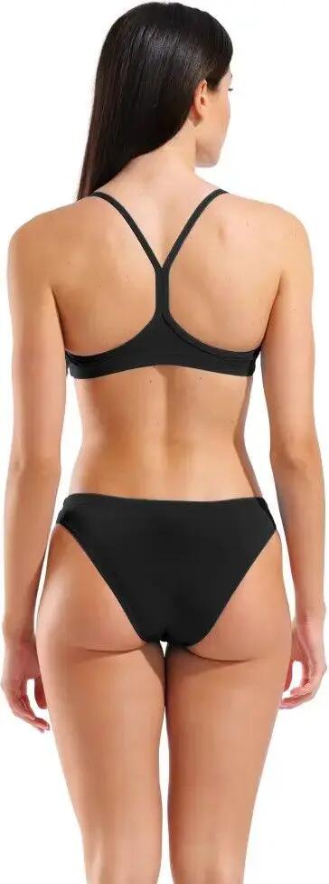 Costume da bagno a fascia Arena, nero/bianco, da donna 2/7
