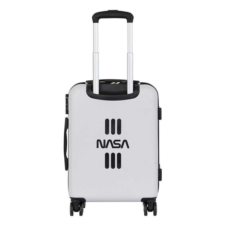 NASA Spaceship ABS 4-Wheel Cabin Suitcase, White