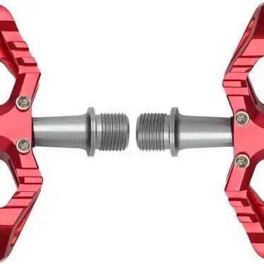 Pair of HT Components AR09SX Flat Pedals, Red