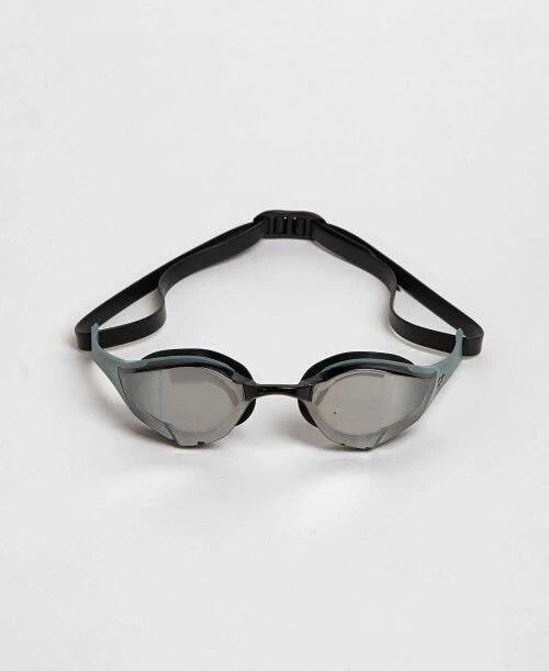 Arena Cobra Edge Swipe Schwimmbrille mit verspiegelten Gläsern in Grau-Schwarz 3/12