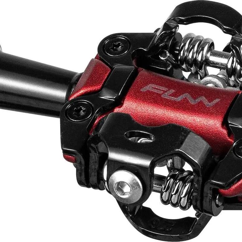 Pair of Funn Tactic Automatic Pedals Red