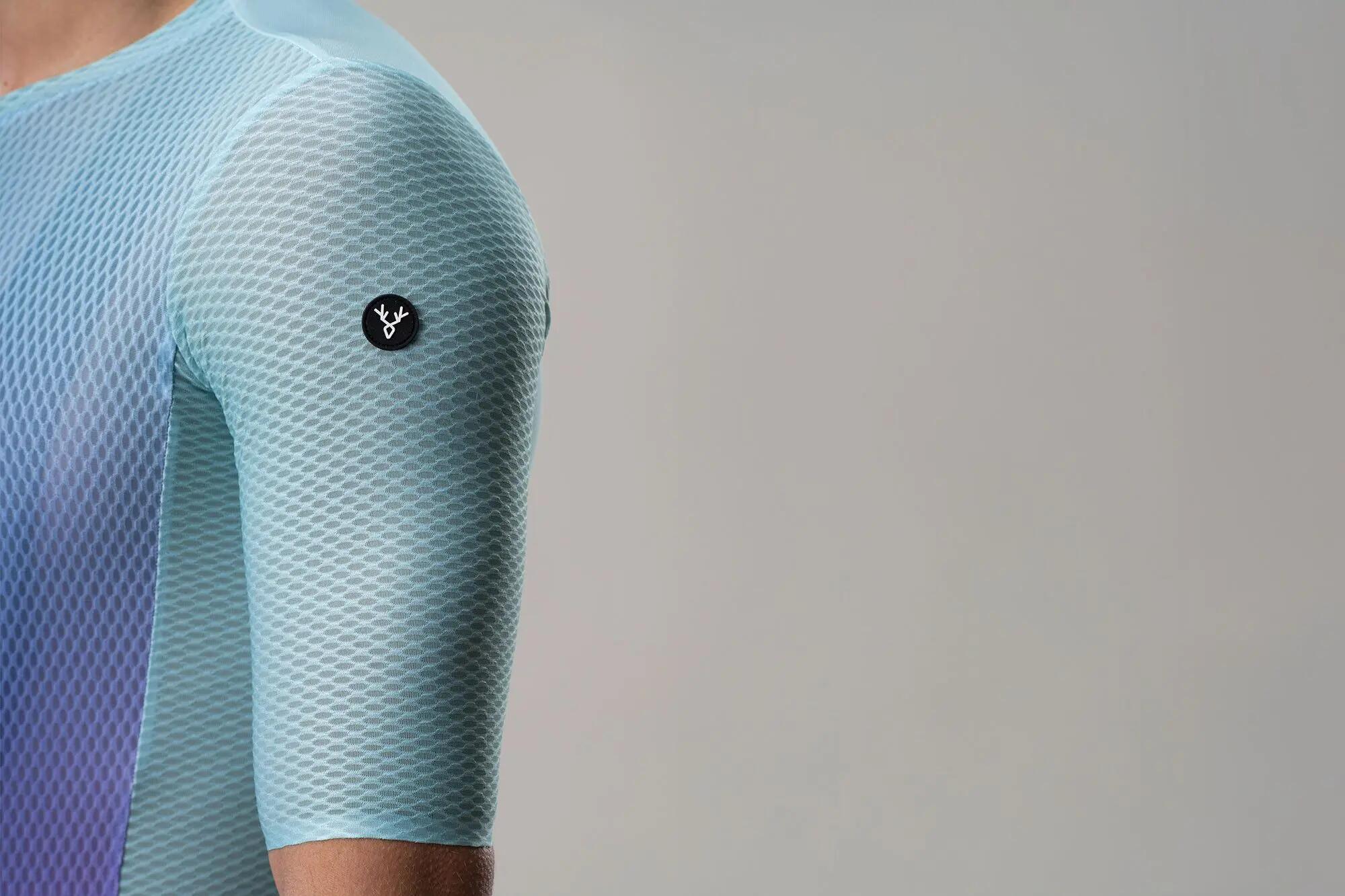 Maillot de manga corta LeBram Izoard Ultraligero Azul Violeta 4/7