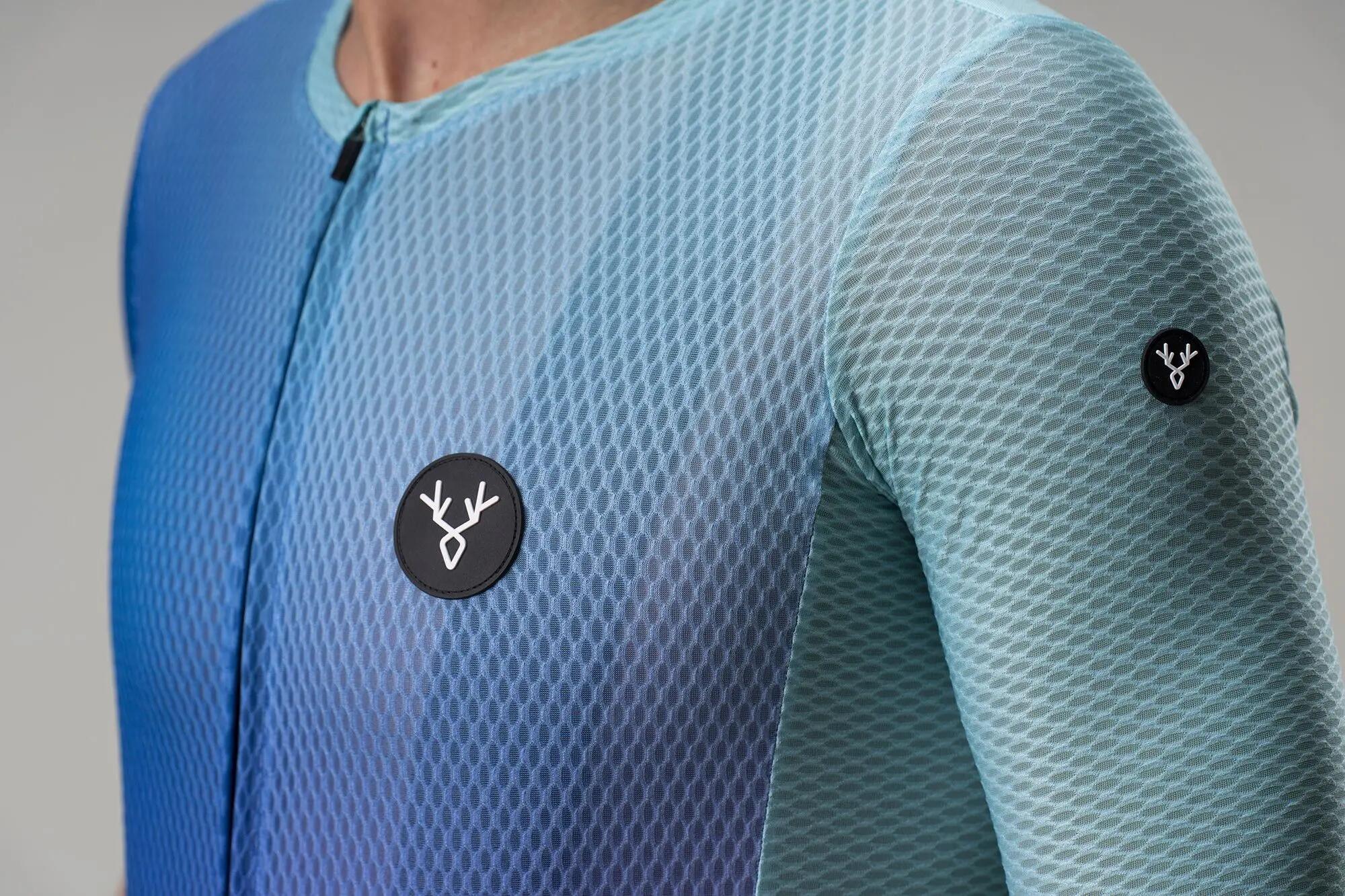 Maillot de manga corta LeBram Izoard Ultraligero Azul Violeta 3/7