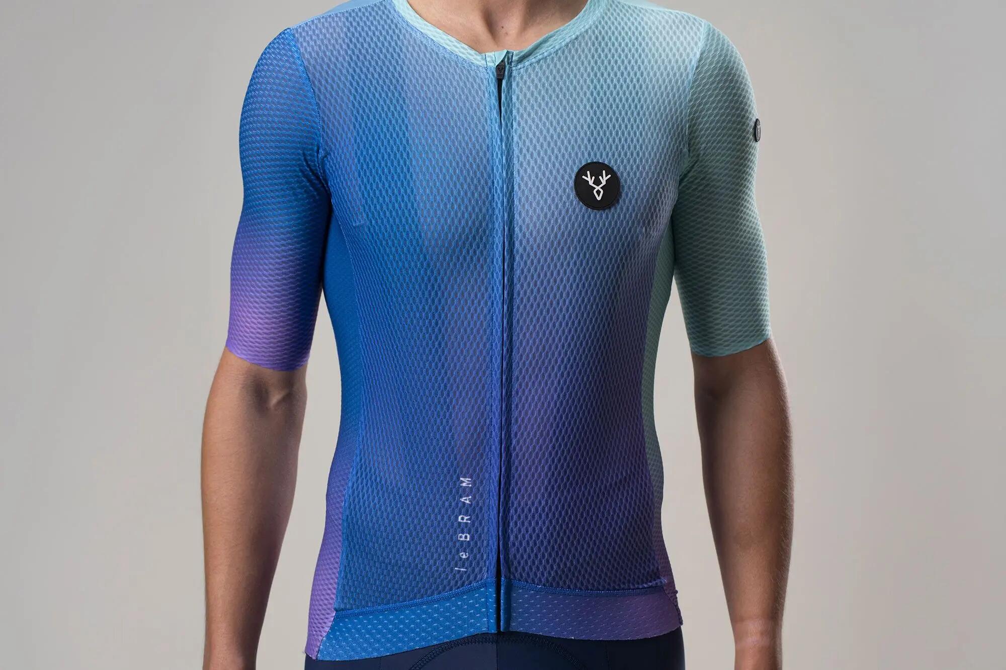Maillot de manga corta LeBram Izoard Ultraligero Azul Violeta 2/7