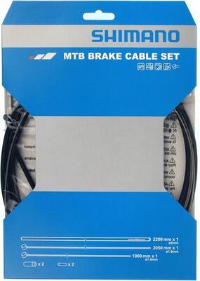 Shimano remkabelset mtb rvs zwart voor optimale prestaties