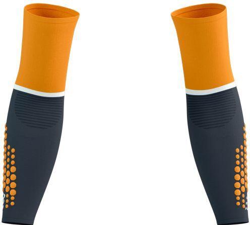 Compressport ArmForce Ultralight Sleeves Grey/Orange 2/4