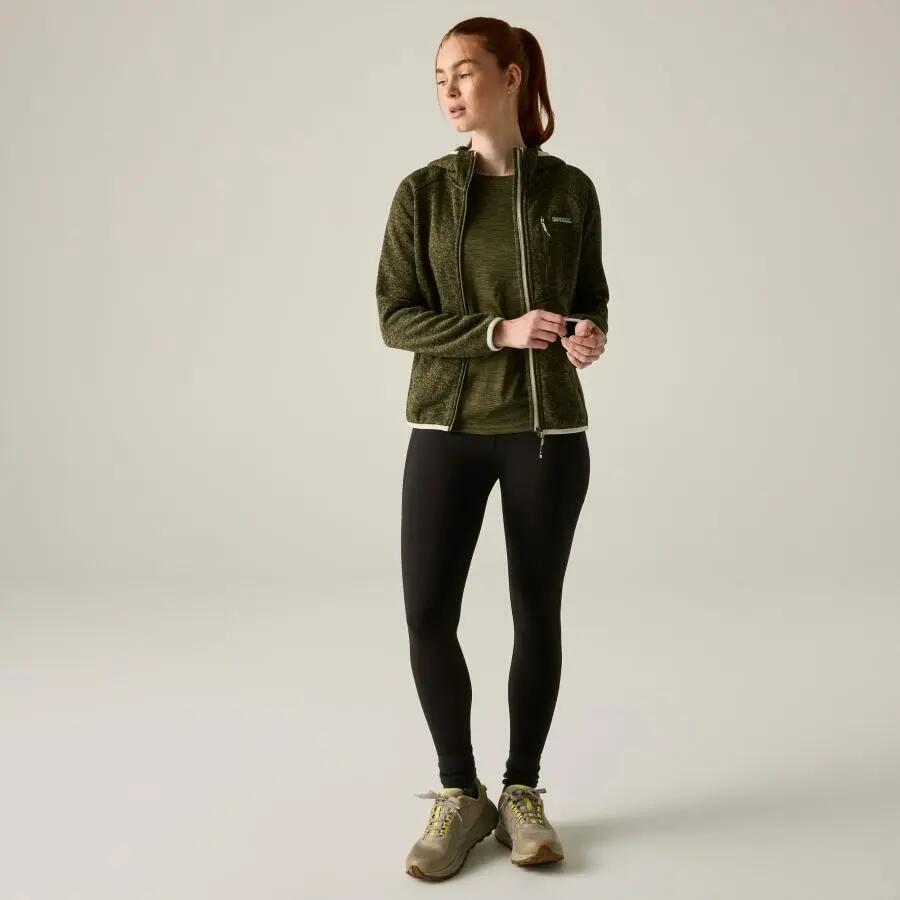 Dames fleece met capuchon Regatta Newhill 6/6