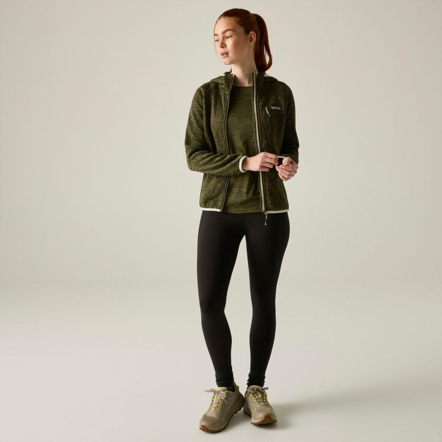 Dames fleece met capuchon Regatta Newhill 6/6