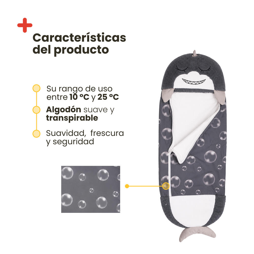 Saco de Dormir Infantil de Algodão Inuitz 130x50 – Conforto e Maciez 3/6