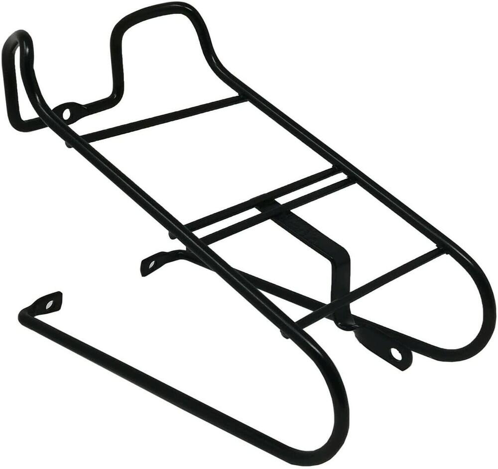 Portacesto Portapacchi Anteriore Acciaio Bici Bicicletta 26/28 City Bike 5 Kg 3/4