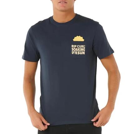 T-Shirt Marine Homme Rip Curl Sun Soaker