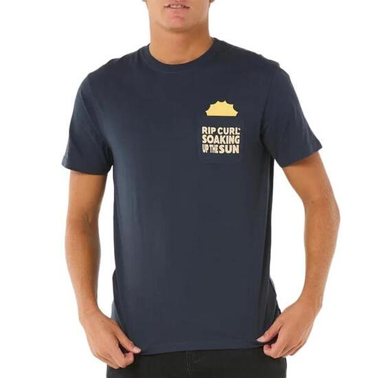 T-Shirt Marine Homme Rip Curl Sun Soaker