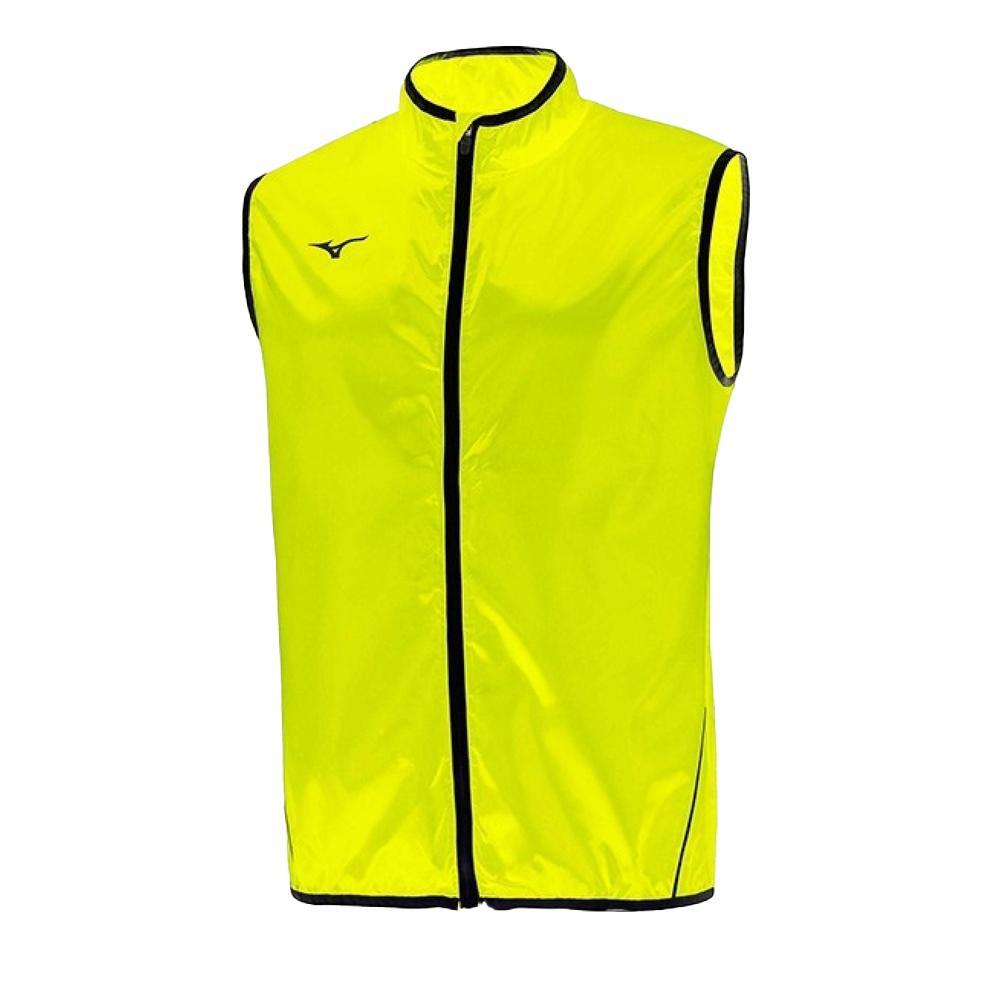 Mizuno Men's Yellow Rain Gilet
