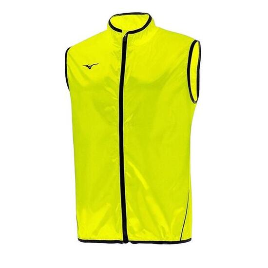 Veste sans manches Jaune Homme Mizuno Rain